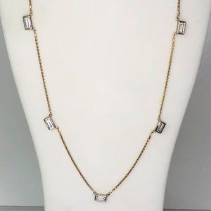 Diamond Station Necklace
